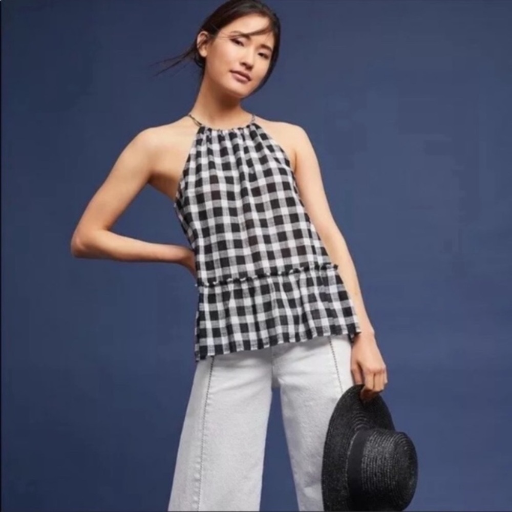 Cloth & Stone Anthro Women’s Checkered Top